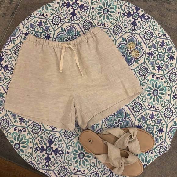 Aritzia Wilfred Tencel Linen Shorts with Drawstring size 2XS or 00 - Picture 15 of 15